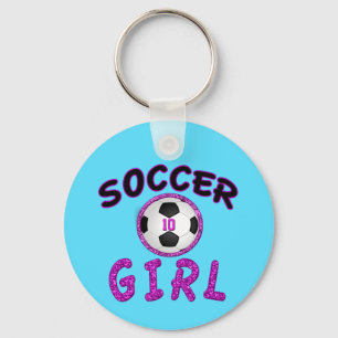 Porte-clés Cadeaux de soccer personnalisés pour les filles, l