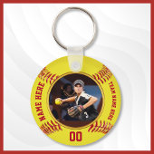 Porte-clés Cadeaux de softball bon marché pour l'équipe, PHOT