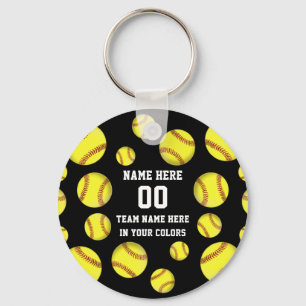 Porte-clés Cadeaux de softball personnalisés pas chers dans v