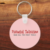 Porte-clés Cadeaux de technicien biomédical (Recto)