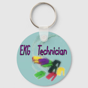 Porte-clés Cadeaux de technicien EKG