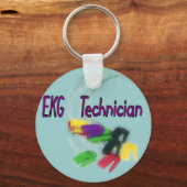 Porte-clés Cadeaux de technicien EKG (Recto)