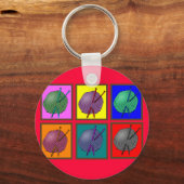 Porte-clés Cadeaux de tricot (Recto)