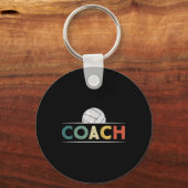 Porte-clés Cadeaux d'entraîneurs de volleyball Funny Retro Vi (Recto)