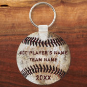 Porte-clés Cadeaux d'équipe de baseball personnalisés et bon  (Recto)