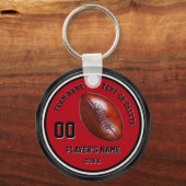 Porte-clés Cadeaux d'équipe de football bon marché, Keychains (Recto)