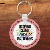 Porte-clés Cadeaux d'ergothérapeute sur mesure pour enfants (Recto)