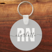 Porte-clés Cadeaux d'études d'infirmière autorisée (Recto)