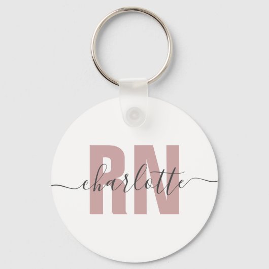 Porte-clés Cadeaux d'études d'infirmière autorisée (Recto)