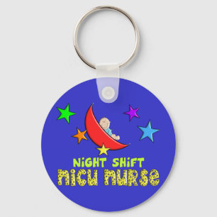 Porte-clés Cadeaux d'INFIRMIÈRE du poste de nuit NICU