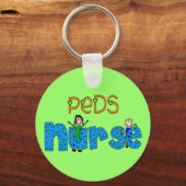 Porte-clés Cadeaux d'infirmières pédiatriques (Recto)