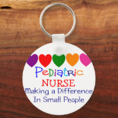 Porte-clés Cadeaux d'infirmières pédiatriques (Recto)