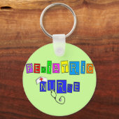 Porte-clés Cadeaux d'infirmières pédiatriques (Recto)