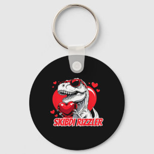 Porte-clés Cadeaux drôles de la Saint-Valentin Skibidi Rizzle