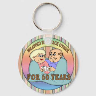 Porte-clés Cadeaux du 60e anniversaire du Mariage
