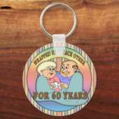 Porte-clés Cadeaux du 60e anniversaire du Mariage (Recto)