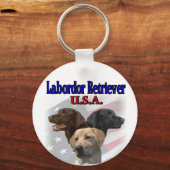 Porte-clés Cadeaux du Labrador Retriever (Recto)