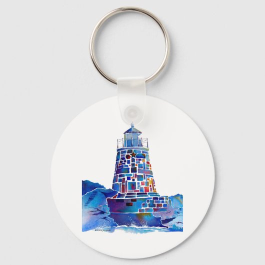 Porte-clés Cadeaux du phare de Newport (Recto)