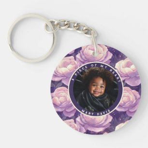 Porte-clés Cadeaux Élégants Pour Couples Fleur de Rose