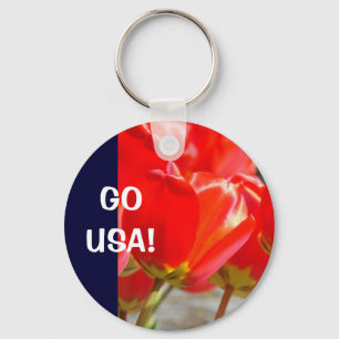 Porte-clés cadeaux Équipe olympique Jeux USA Allez