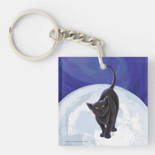 Porte-clés Cadeaux et accessoires de chat noir