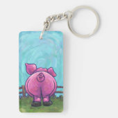 Porte-clés Cadeaux et accessoires de cochon (Dos)