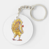 Porte-clés Cadeaux et accessoires de poulet (Dos)