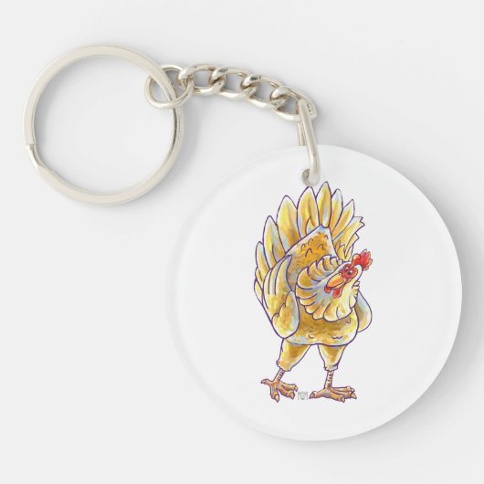 Porte-clés Cadeaux et accessoires de poulet (Devant)
