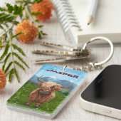 Porte-clés Cadeaux et accessoires de vache Highland (Devant droit)