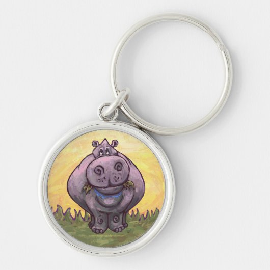 Porte-clés Cadeaux et accessoires d'hippopotame (Devant)