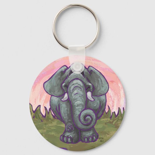 Porte-clés Cadeaux et accessoires éléphants (Recto)