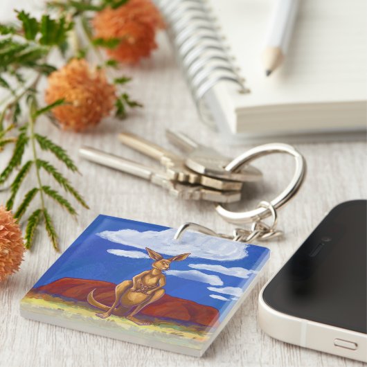 Porte-clés Cadeaux et accessoires Kangaroo (Devant Droit)