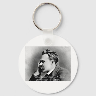 Porte-clés Cadeaux et T-shirts citation de Nietzsche "Ne tue