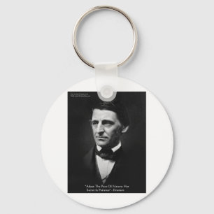 Porte-clés Cadeaux et T-shirts de sagesse d'Emerson "Pace Of