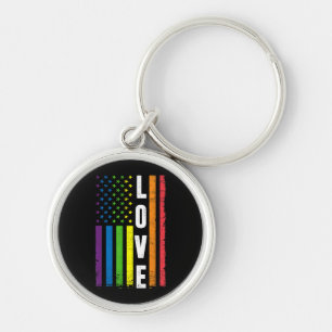 Porte-clés Cadeaux gay pride Hommes Femmes LGBT Arc-en-ciel D