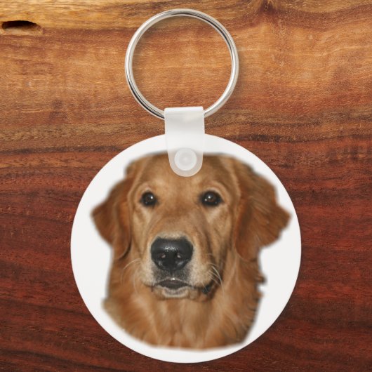 Porte-clés Cadeaux Golden Retriever (Recto)