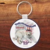 Porte-clés Cadeaux Goldendoodle (Recto)