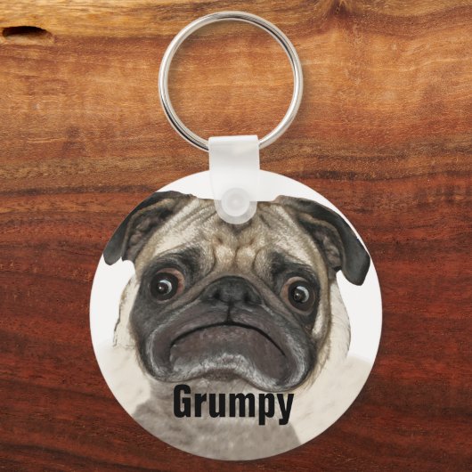Porte-clés Cadeaux Grumpy Puggy (Recto)