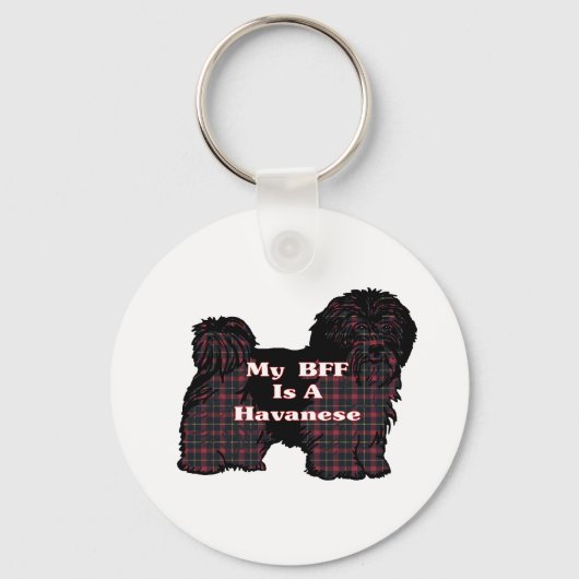 Porte-clés Cadeaux HAVANESE BFF (Recto)