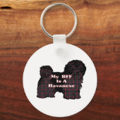 Porte-clés Cadeaux HAVANESE BFF (Recto)
