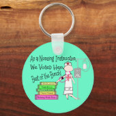 Porte-clés Cadeaux INFIRMIERS DES INSTRUCTEURS (Recto)