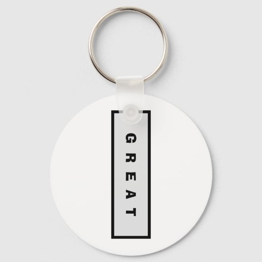 Porte-clés Cadeaux : Moins de 15$ Attractive Authority® GREAT (Recto)