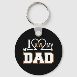 Porte-clés Cadeaux Papa J'aime mon père