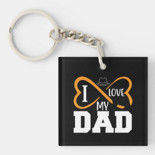 Porte-clés Cadeaux papa J'aime mon père