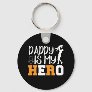 Porte-clés Cadeaux papa Papa Est Mon Héros