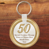 Porte-clés Cadeaux personnalisés 50e Réunion Porte - clés (Recto)