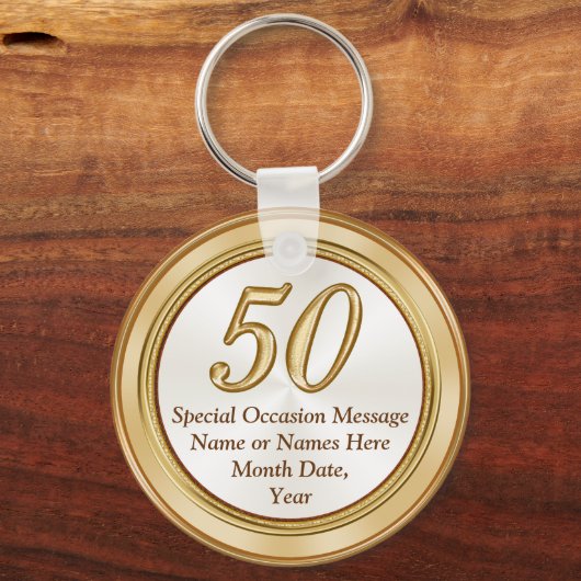 Porte-clés Cadeaux personnalisés 50e Réunion Porte - clés (Recto)