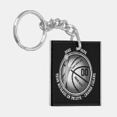 Porte-clés Cadeaux personnalisés de basket-ball pour des (Devant gauche)