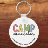 Porte-clés Cadeaux personnalisés de conseillers de camp (Recto)