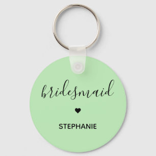 Porte-clés Cadeaux Personnalisés Minimalistes pour Demoiselle